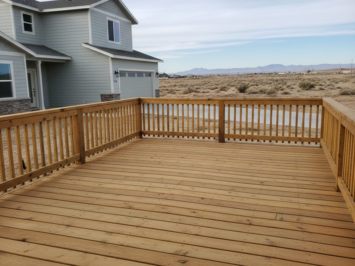 Deck Framing & Joist Repair completed by Paradise Deck in Whitney, NV