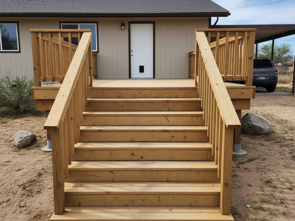 Paradise Deck crew at work on a home in Henderson, NV